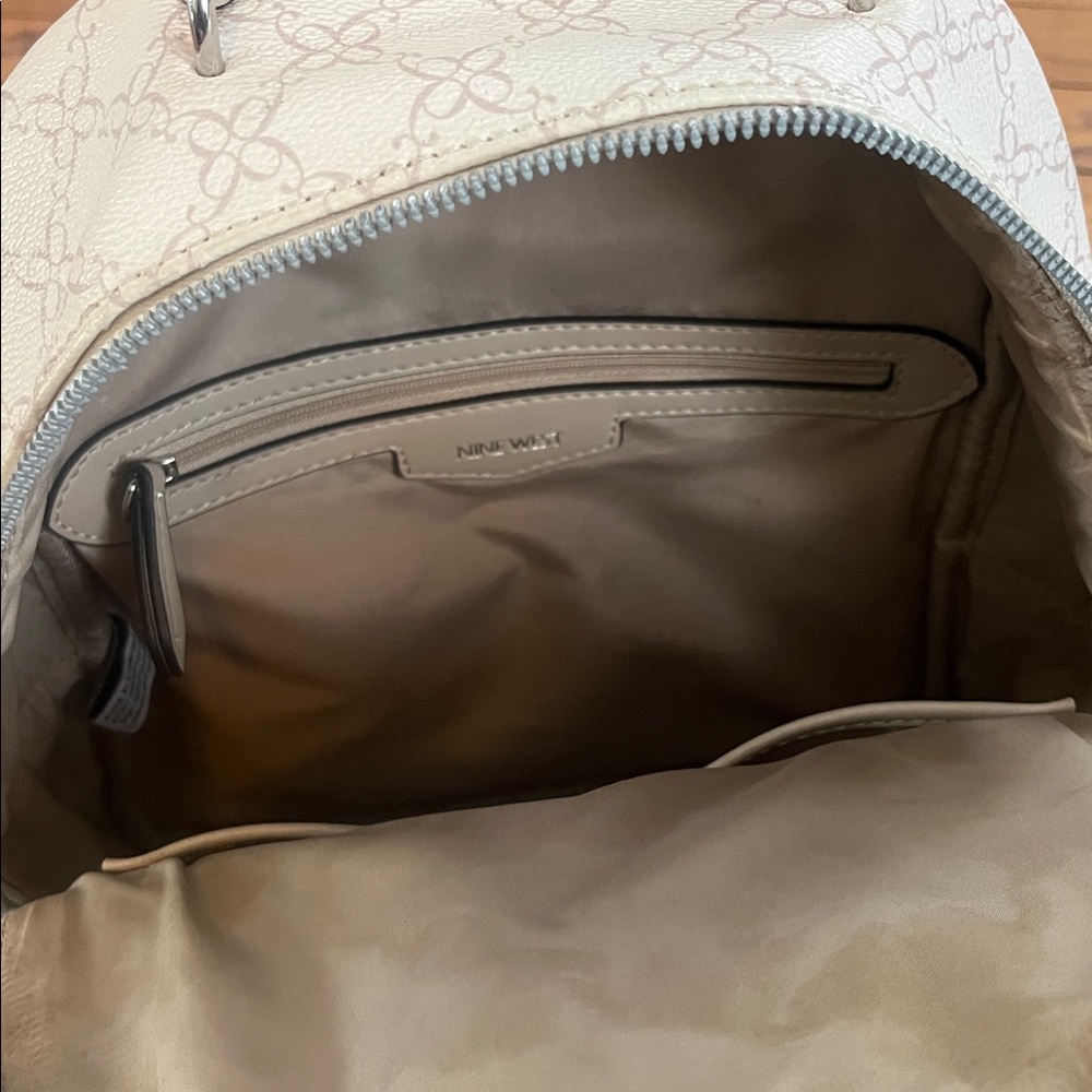 Nine West Off-White Patterned Backpack - image 4